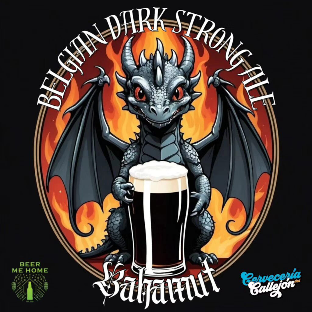 Bahamut Belgian Dark Strong AleA Collaboration Between Beer Me Home and Cervecería del Callejón