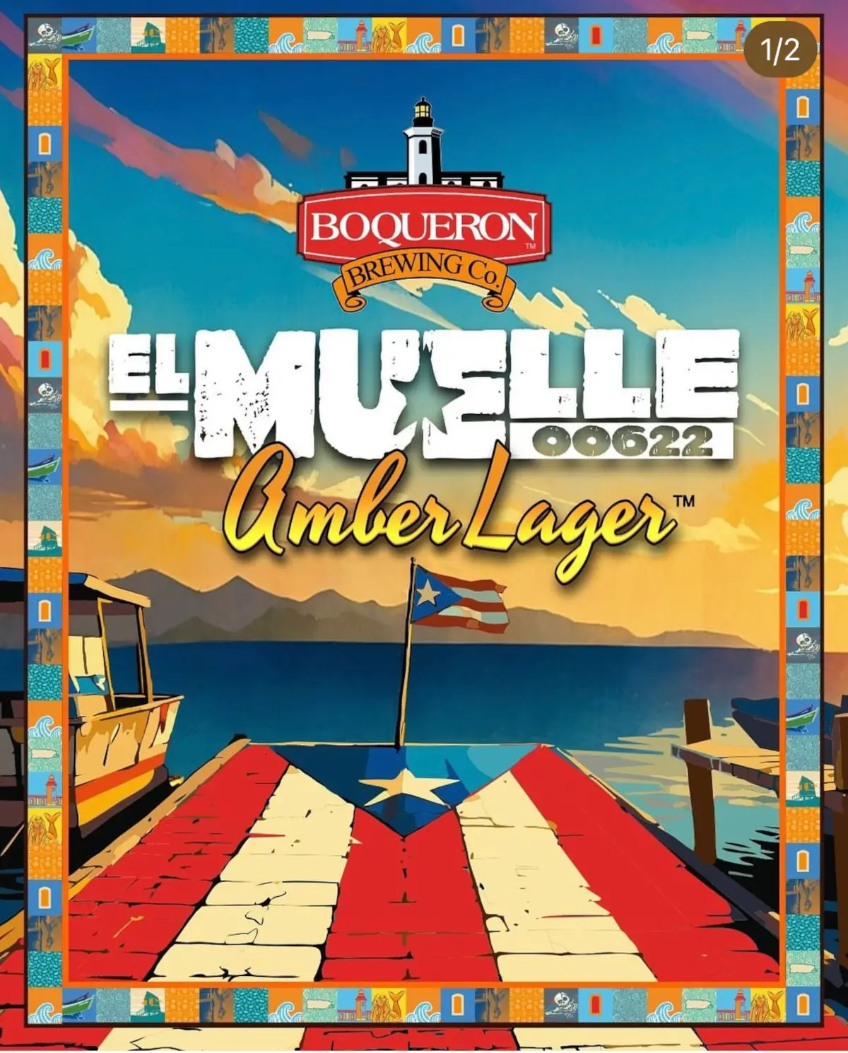 El Muelle 00622 Amber Lager new from Boqueron Brewing Co.