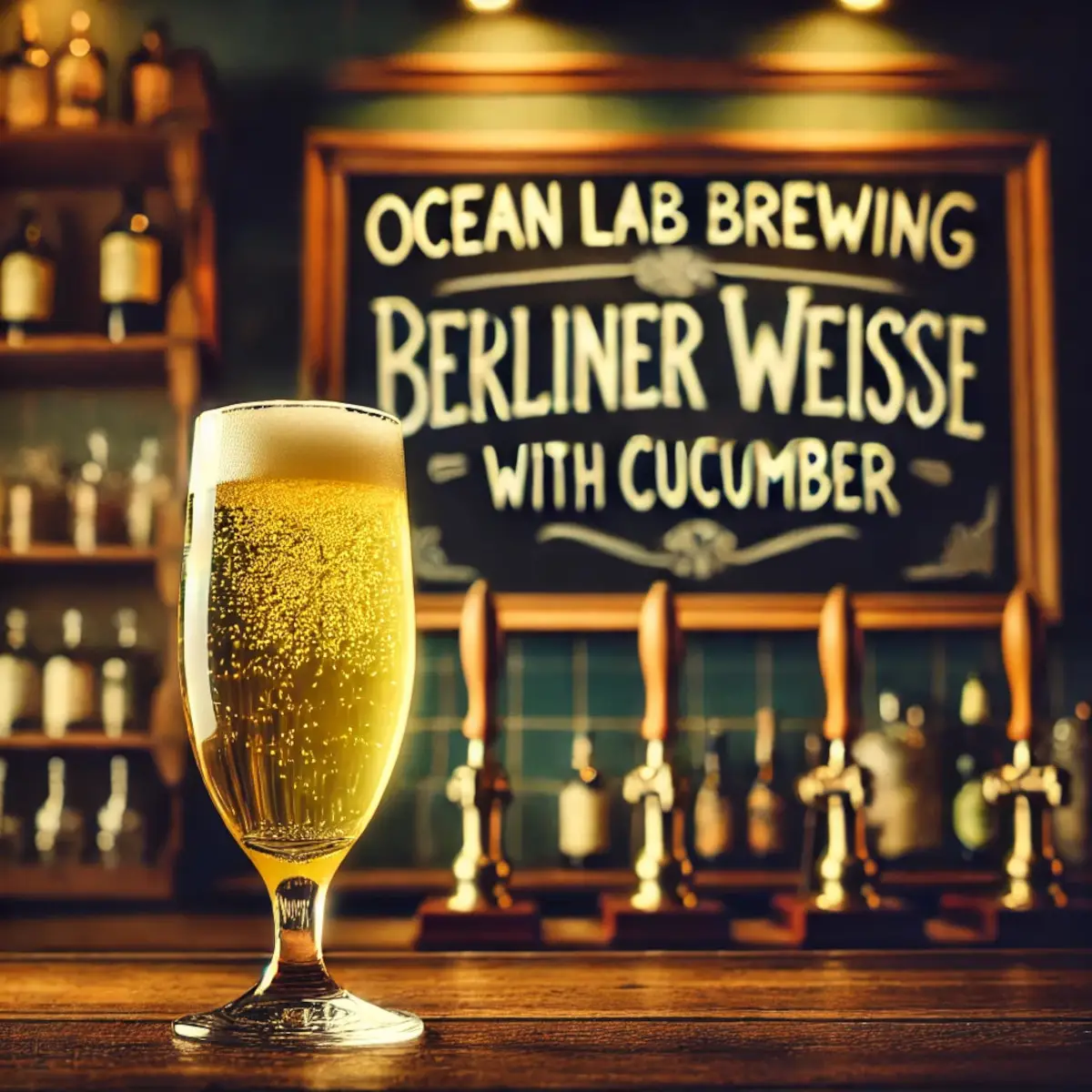 Berliner Weisse Cucumber new from Ocean Lab Brewing Co.