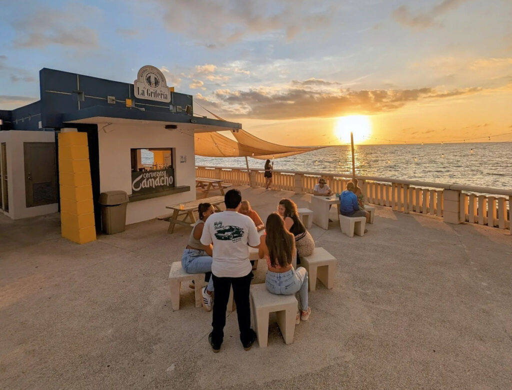 enjoy Encanto Lager at La Griferia in Aguadilla; Cervezas Camacho's very own tap room